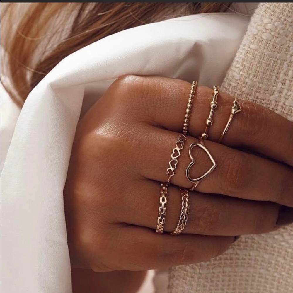 Gold Ring Set